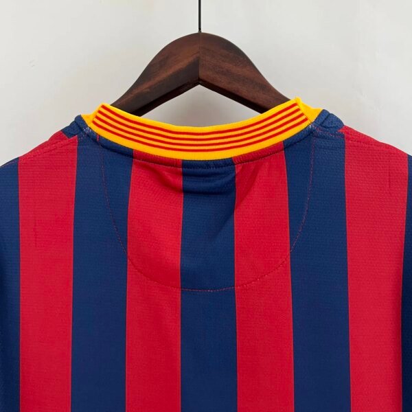 13-14 Barcelona Home Retro Jersey - Image 7