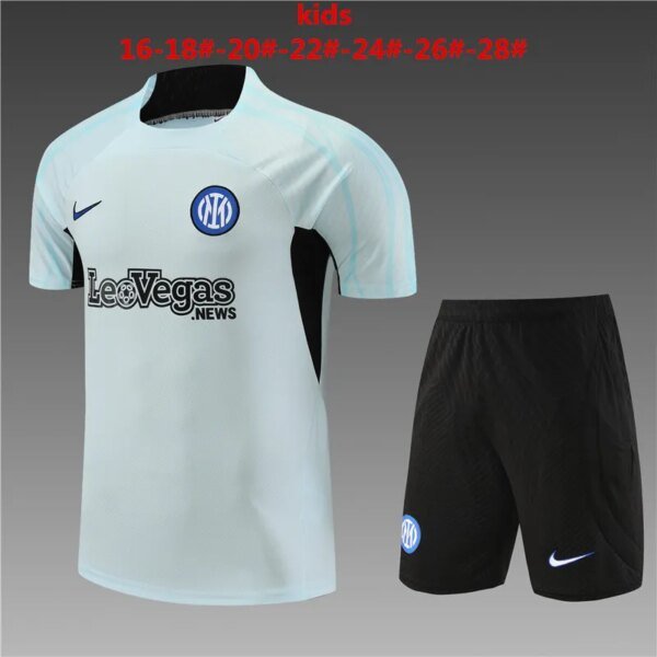 23-24 Inter Milan Short Sleeve Training Suit - Image 3