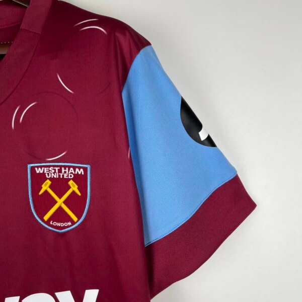 23-24 West Ham United Home Fans Jersey - Image 4