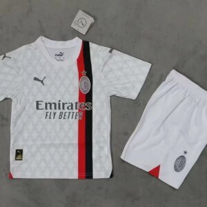 23-24 AC Milan Away Kids Kit