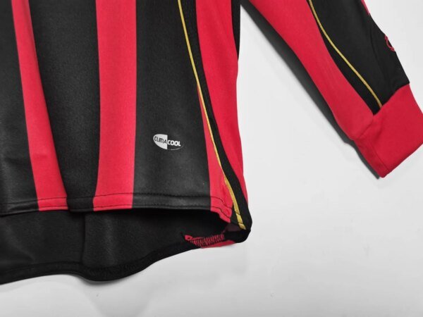 2006-07 AC Milan Home Long Sleeve Retro Jersey - Image 3