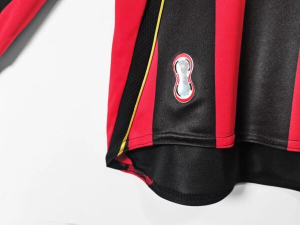 2006-07 AC Milan Home Long Sleeve Retro Jersey - Image 4