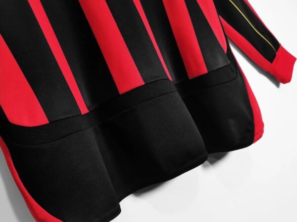 2006-07 AC Milan Home Long Sleeve Retro Jersey - Image 8