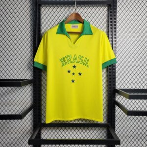 1958 Brazil Home Retro Jersey