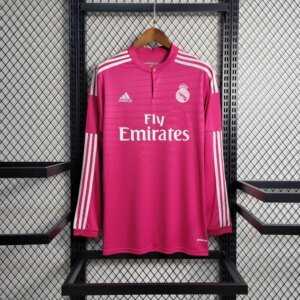 14-15 Real Madrid Away Long Sleeve Retro Jersey