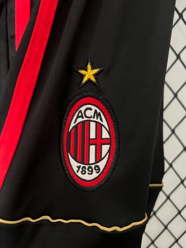 Retro 06-07 AC Milan Home Kids Kit - Image 3