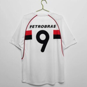 2002 Flamengo Away PETROBRAS#9 Retro Jersey