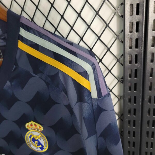 23-24 Real Madrid Away Fans Long Sleeve Jersey - Image 7