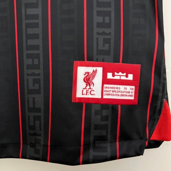 23-24 Liverpool Black x JAMES Fans Jersey - Image 2