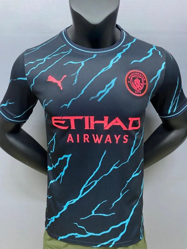 23-24 Manchester City Third Fans Jersey - Image 2