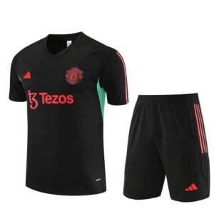 23-24 Manchester United Training Short Sleeve Suit