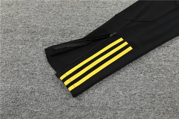 23-24 Olympique Lyonnais Black Training Suit - Image 11