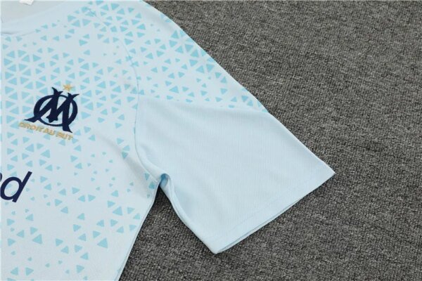 23-24 Olympique Marseille Training Short Sleeve Suit - Image 4