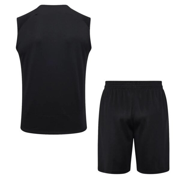 23-24 Corinthians Black Training Vest Suit - Image 6