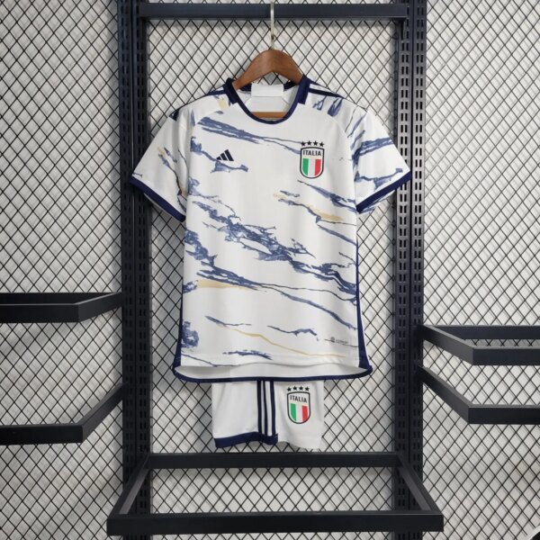 2023 Italy Away White Kids Kit