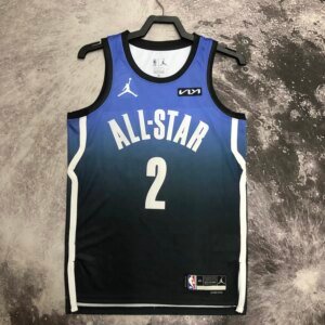 2023 NBA All Star Blue 2#IRVING Hot Pressed Jersey
