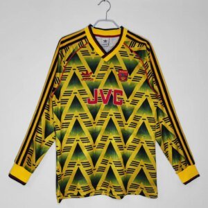 91-93  Arsenal Away Long Sleeve Retro Jersey