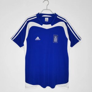 2004 Greece Home Blue Retro Jersey