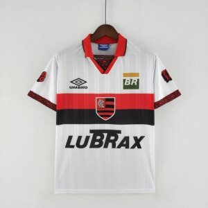 1995 Flamengo Away White Retro Jersey