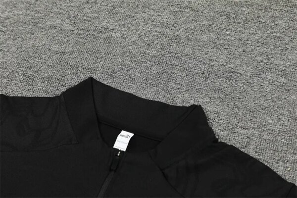 24-25 AC Milan Black Training Suit - Image 2