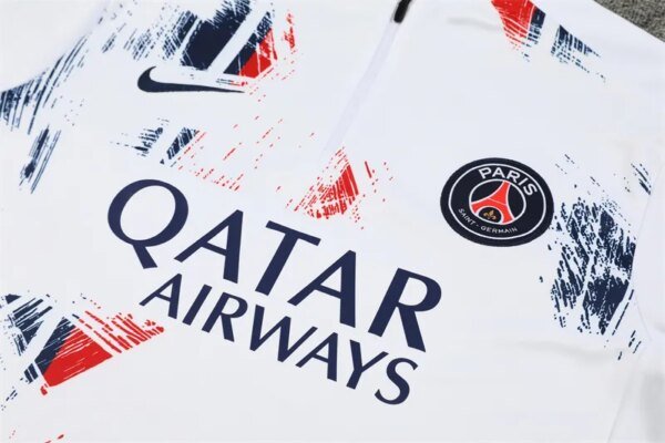 24-25 PSG White Training Suit - Image 2