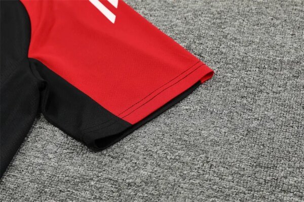 24-25 Arsenal Black Short Sleeve Training Suit - Image 4