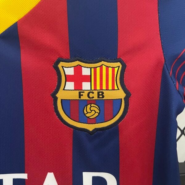Retro 13-14 Barcelona Home Kids Kit - Image 2