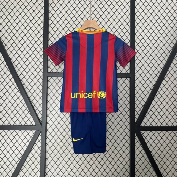 Retro 13-14 Barcelona Home Kids Kit - Image 6