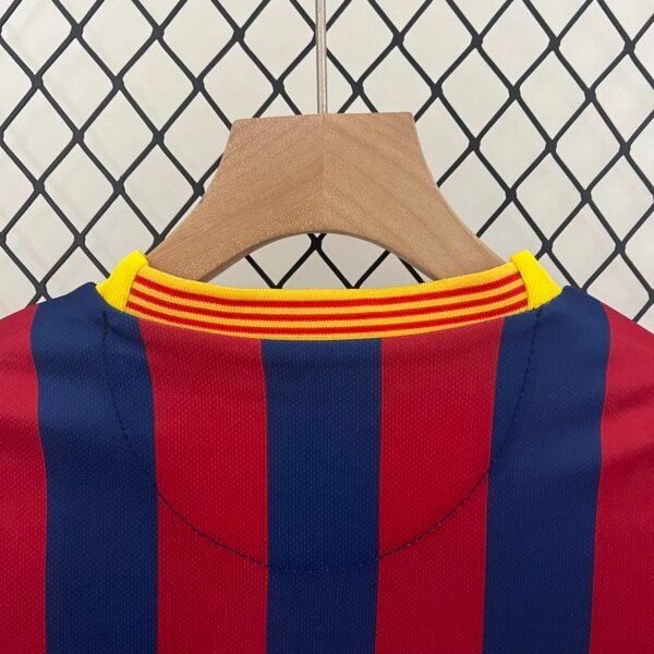 Retro 13-14 Barcelona Home Kids Kit - Image 7