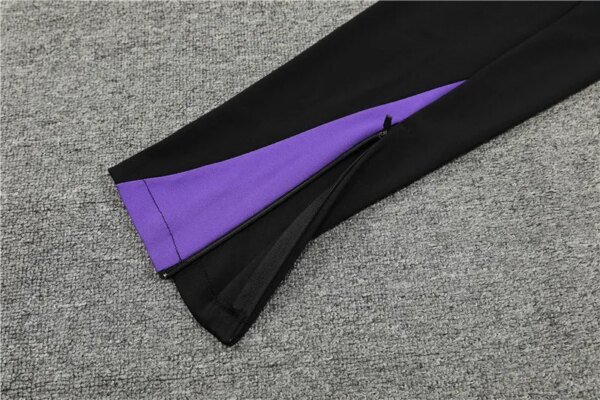 24-25 PSG Black  and Purple Player Training Suit - Image 8