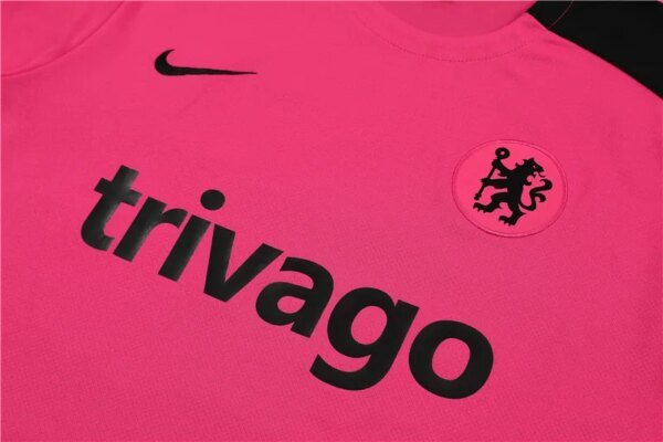 24-25 Chelsea Pink Short Sleeve Training Suit - Image 2