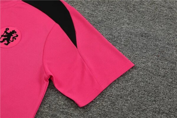 24-25 Chelsea Pink Short Sleeve Training Suit - Image 3