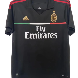 11-12 AC Milan Third Black Retro Fans Jersey