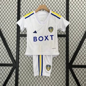 23-24 Leeds United Home Kids Kit