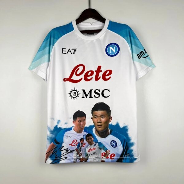 23-24 Napoli Champions White Jersey