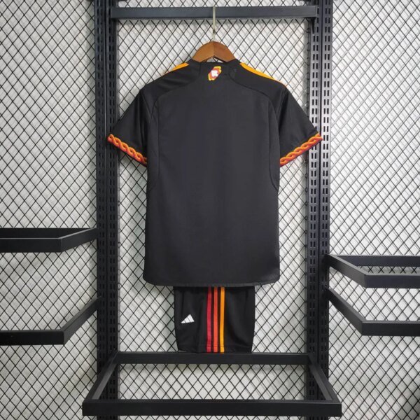 23-24 Roma Third Kids Kit - Image 2