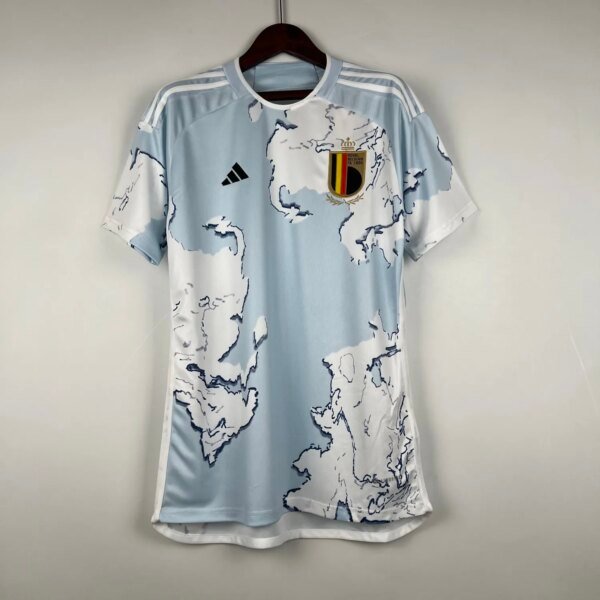 2023 Belgium Blue and White Jersey