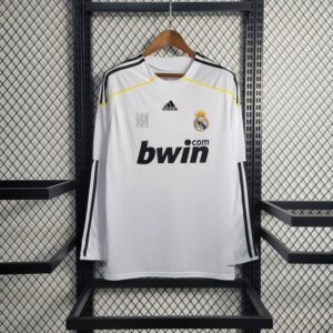 09-10 Real Madrid Home Long Sleeve Retro Jersey