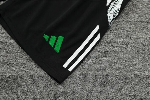 24-25 Arsenal Black Short Sleeve Training Suit - Image 10