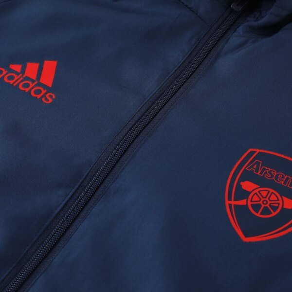 23-24 Arsenal Blue Windbreaker S-XXL - Image 3