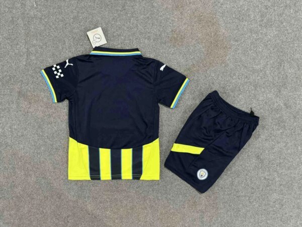 24-25 Manchester City Away Kid Kit - Image 2