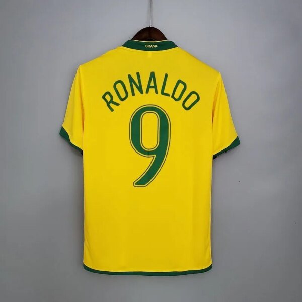 2006 Brazil Home Retro Jersey - Image 7