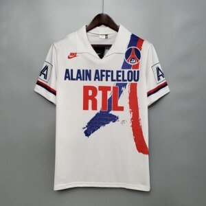 90-92 PSG White Retro Jersey