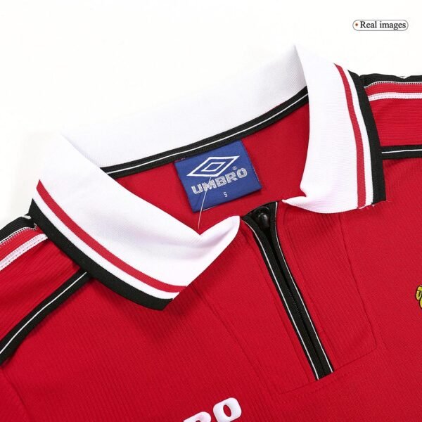 Manchester United Home Jersey Retro 1998/99 - Long Sleeve - Image 3