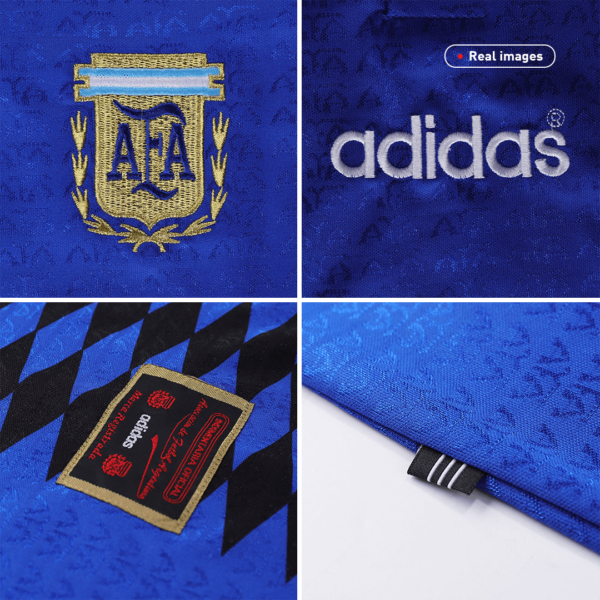 Argentina #10 Away Jersey Retro 1994 - Image 7