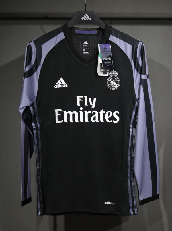 16-17 Real Madrid Third Kit Long Sleeve Retro