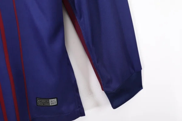 Barcelona Home Kit Retro Long Sleeve 17-18 - Image 3