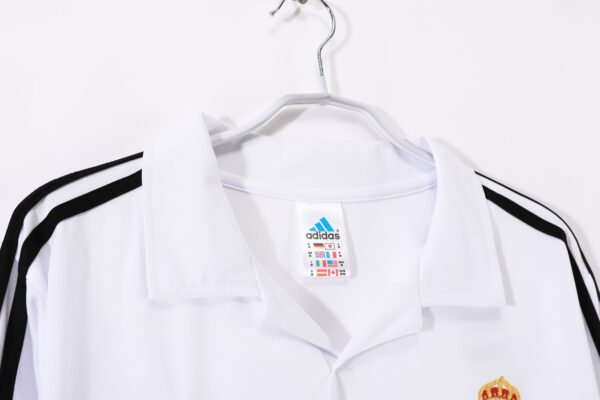 Real Madrid Home Kit Long Sleeve Retro 02-03 - Image 4