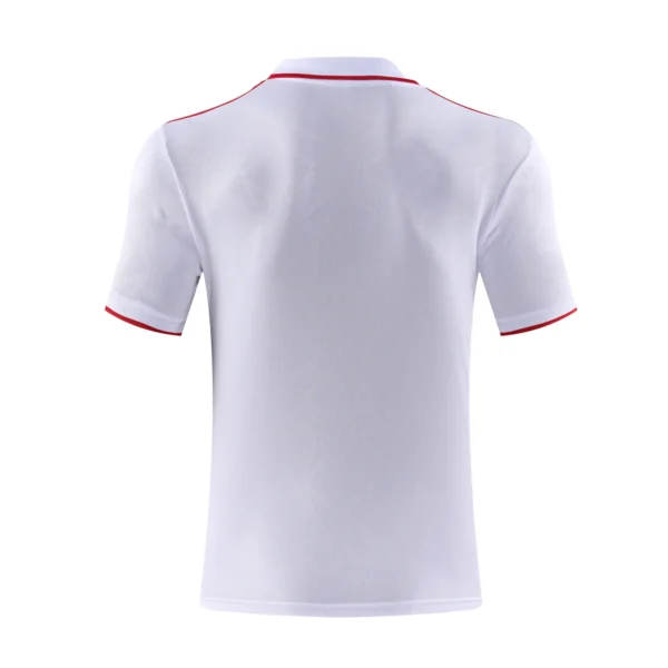 Manchester United White Polo Kit 25-26 - Image 3