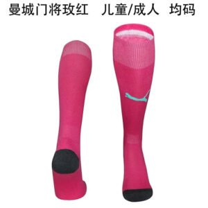 25-26 Manchester City Goalkeeper Pink Socks